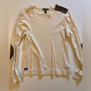 Lauren Ralph Lauren beige shirt size large